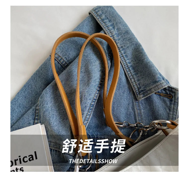 2025 New Fashionable Style High-end and Niche Commuting Handbags Large Capacity Bags Women's Versatile Shoulder Bag Tote Bags