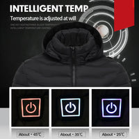 31 Areas Smart Switch USB Electric Heated Jacket Men Women Heated Jacket Waterproof Polyester Thermal Jacket Long Johns Winter