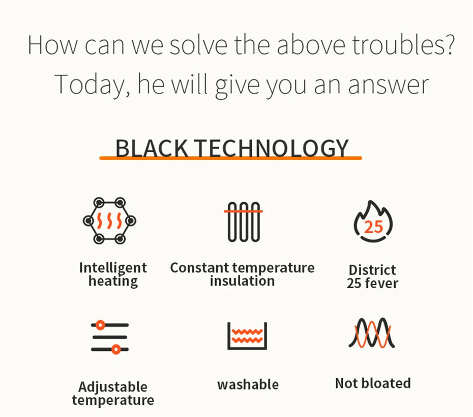 USB Heating Jackets Men Winter Warm Heated Parkas 35 Zones Electric Heated Jackets Warm Padded Jacket Coat Plus Size 5XL