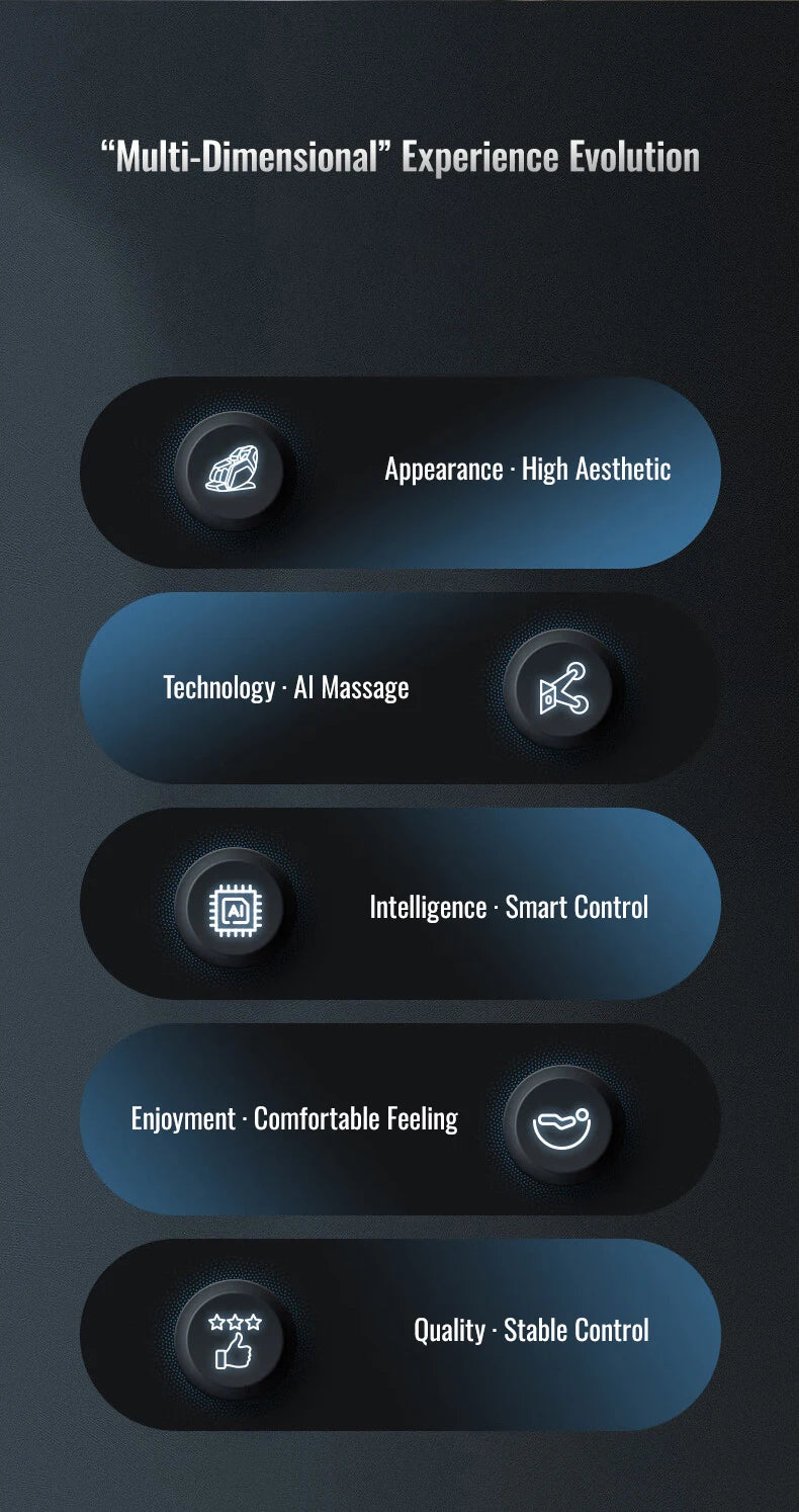 Massage Chair 4D with Zero Gravity Full Body with Voice Control,Back Heating,Bluetooth Speaker,Airbags Massage Chair