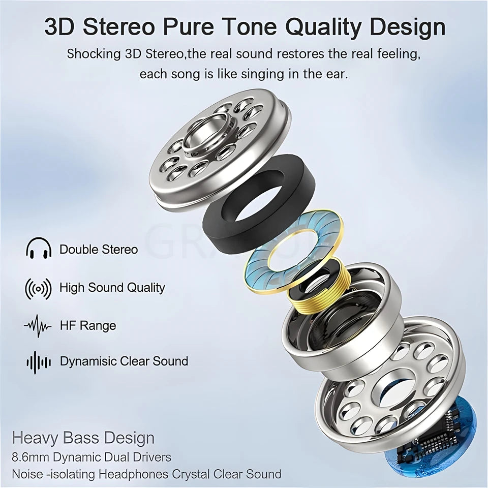 For Xiaomi Headphones Xiaomi Mi 14 13 12 11 in-ear Earphones Redmi Note 10 9 8 7 Type C 3.5mm Wired Headset Phone Accessories