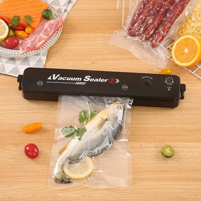 2024 NEW Food Vacuum Sealer Packaging Machine with Free 10pcs Vacuum bags Household Kitchen Food Vacuum Sealing
