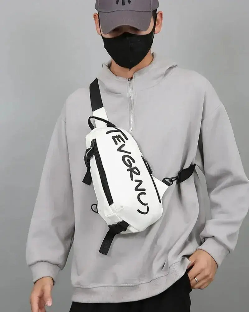 Men’s One Shoulder Crossbody Small Bag New Simple And Lightweight Multi Functional Chest Bag Running Sports Cycling Bag