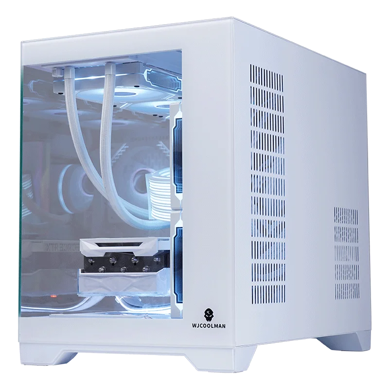 WJCOOLMAN Lonely Warrior Full-View Edition Sea View Room Computer Case Supports 360 Water Cooling / M-ATX Motherboard