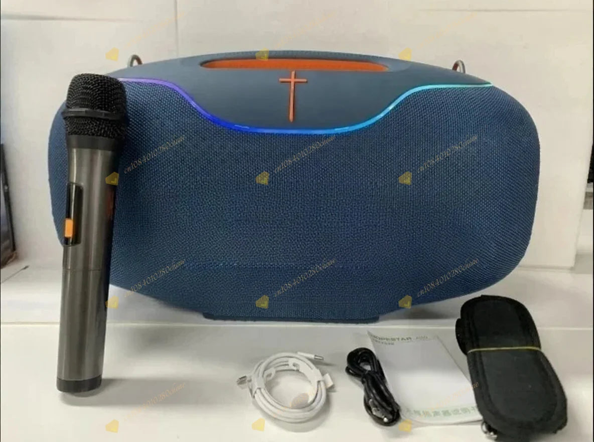 New Original  A80 350W Big Power Outdoor Waterproof Portable Blue Tooth Wireless Party Speaker Caixa De Som Boombox 3