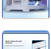 WJCOOLMAN Lonely Warrior Full-View Edition Sea View Room Computer Case Supports 360 Water Cooling / M-ATX Motherboard