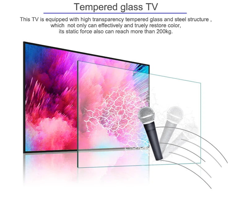 New Style Android Television TV Home Association Slim Curved 50 55 60 65 70 75 85 95 100 Inch Smart LED TV