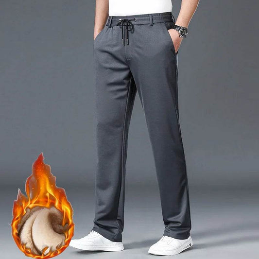 10XL Oversize Men's Formal Trousers Winter Elastic Waist Men Suit Pants Plus Size Baggy Men's Slim Fit Men's Dress Pants Husband