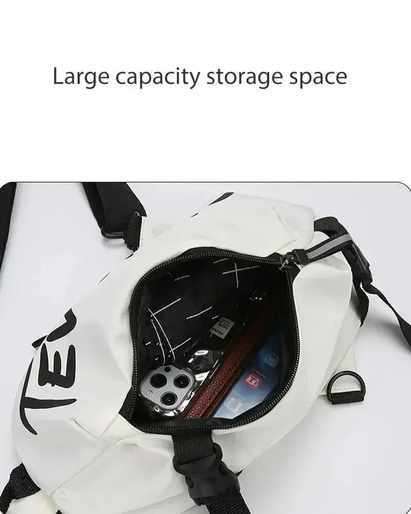 Men’s One Shoulder Crossbody Small Bag New Simple And Lightweight Multi Functional Chest Bag Running Sports Cycling Bag