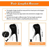 Deep Wave Wigs Human Hair 13x4 HD Transparent Lace 13x6 Full Frontal Wigs Natural color Curly Wigs For Women 220% Density