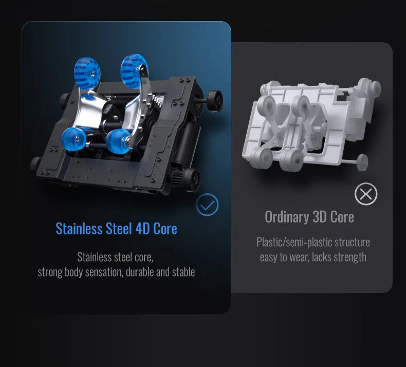 Massage Chair 4D with Zero Gravity Full Body with Voice Control,Back Heating,Bluetooth Speaker,Airbags Massage Chair