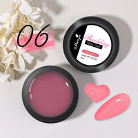 5/15ml Clear Non-Stick Hand Extension Gel Nail Polish 3D Shaping/Sculpting/Carving UV/LED Gel Milky Jelly Hard Gel Manicure DIY