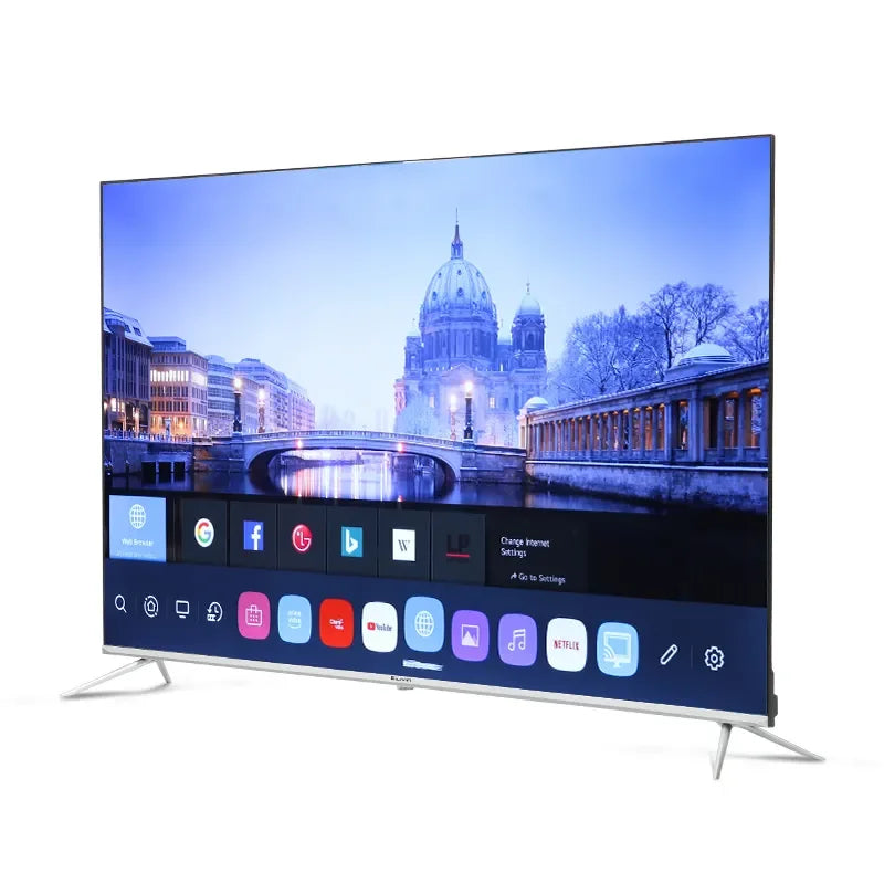 New Style Android Television TV Home Association Slim Curved 50 55 60 65 70 75 85 95 100 Inch Smart LED TV