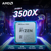 AMD Ryzen 5 3500X 6-Core 6-Thread L3=32M R5 3500X Socket AM4 3.6GHz 7NM Processor 65W DDR4 But No Fan