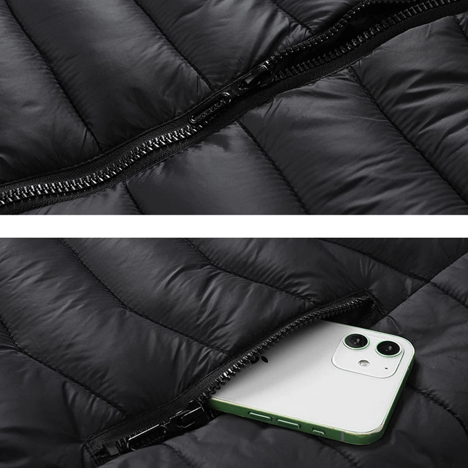 USB Heating Jackets Men Winter Warm Heated Parkas 35 Zones Electric Heated Jackets Warm Padded Jacket Coat Plus Size 5XL