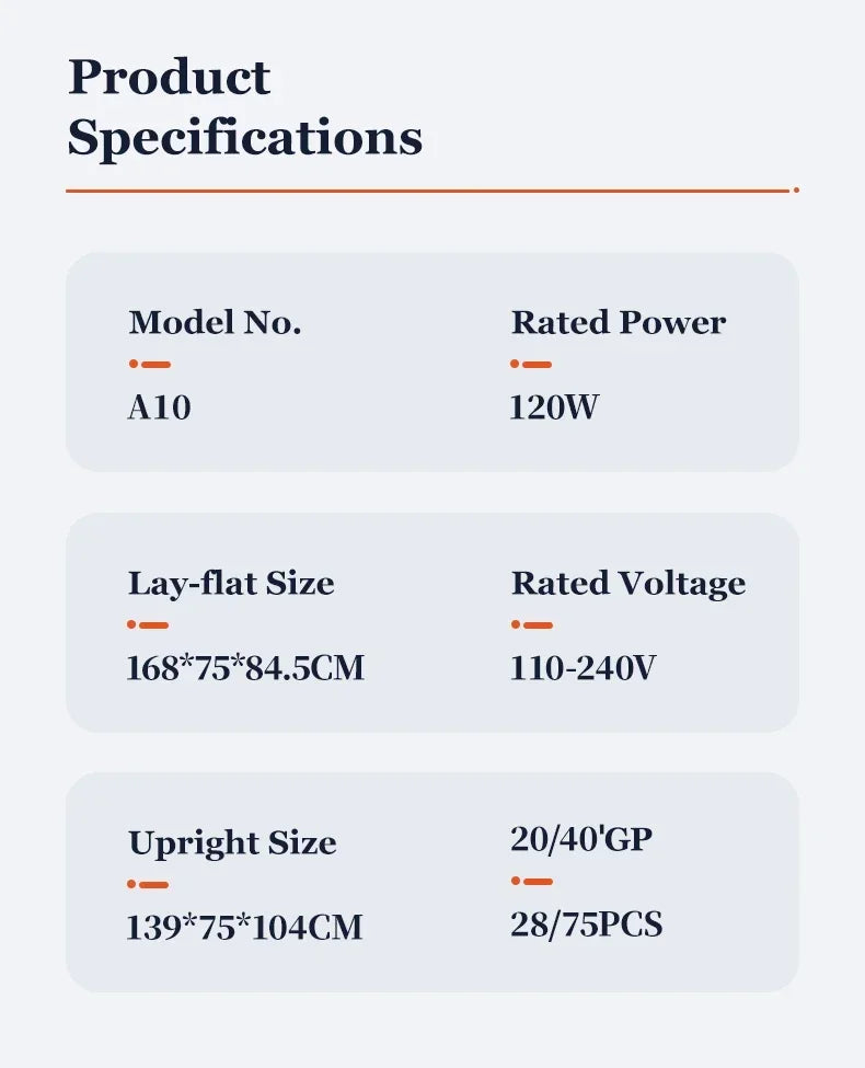 5D Full Body Massage Chair Gravity Track Electric Heating Back Body Care Chair