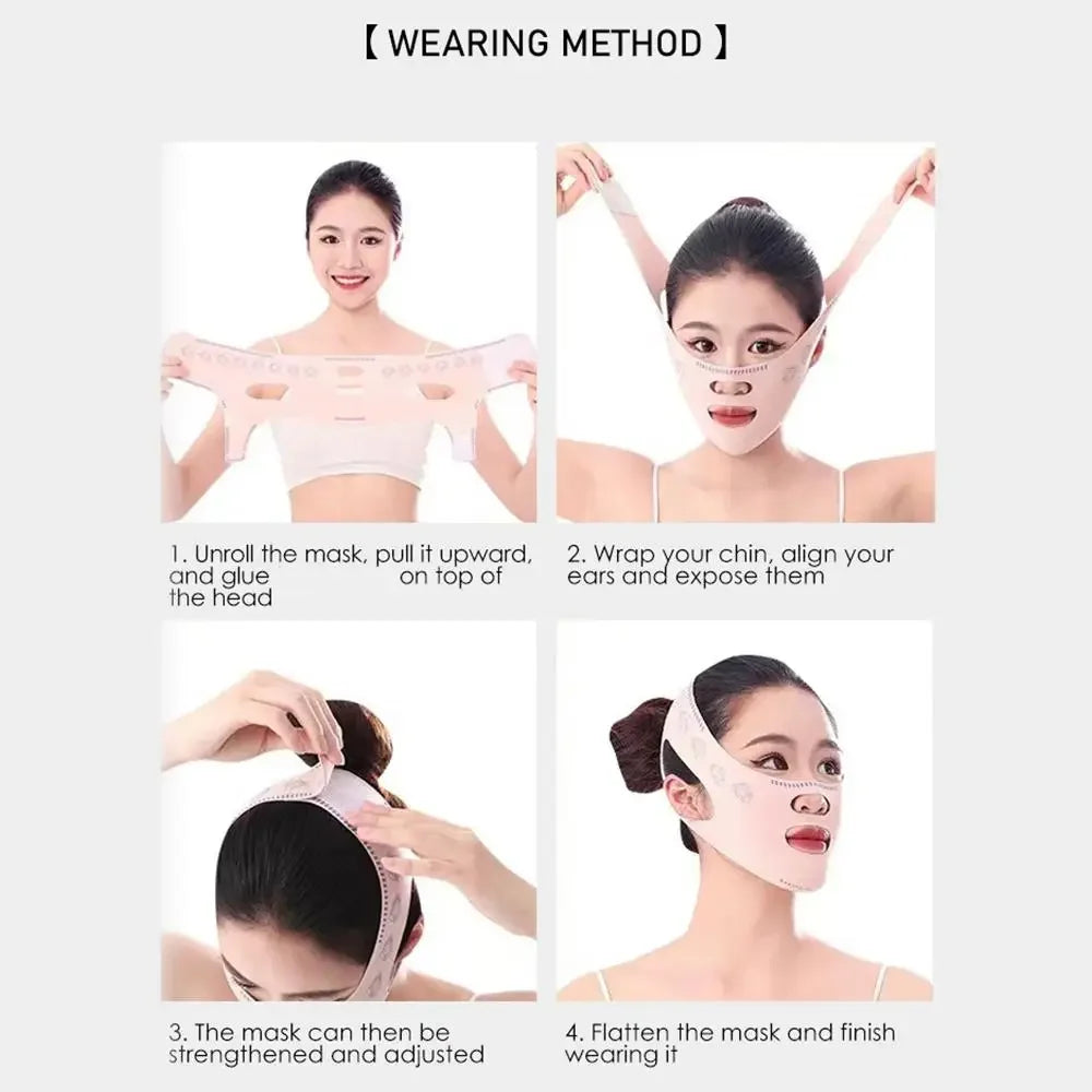 Chin Cheek Slimming Bandage V Shaper V Line Lifting Mask Face Lifting Anti Wrinkle Strap Band Sleeping Mask Beauty Tool