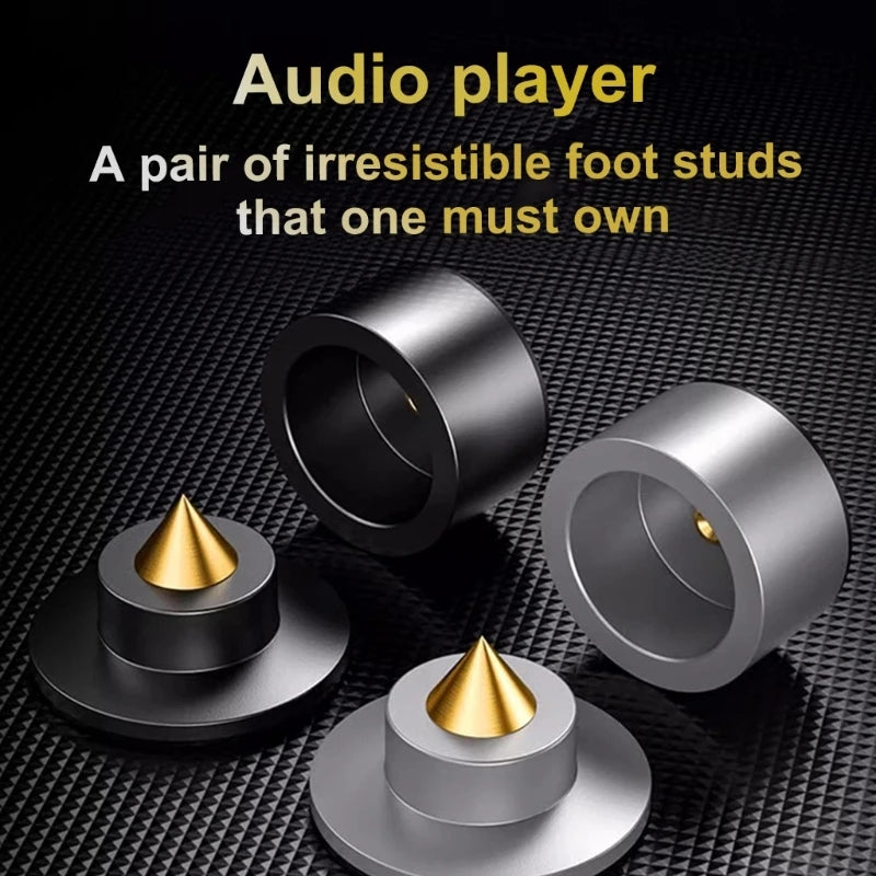 speakers Stand Feet Foot Pad loudspeaker box Spikes Cone Floor Foot Nail Speaker Amplifier Adjustable Turntable Isolation Feet
