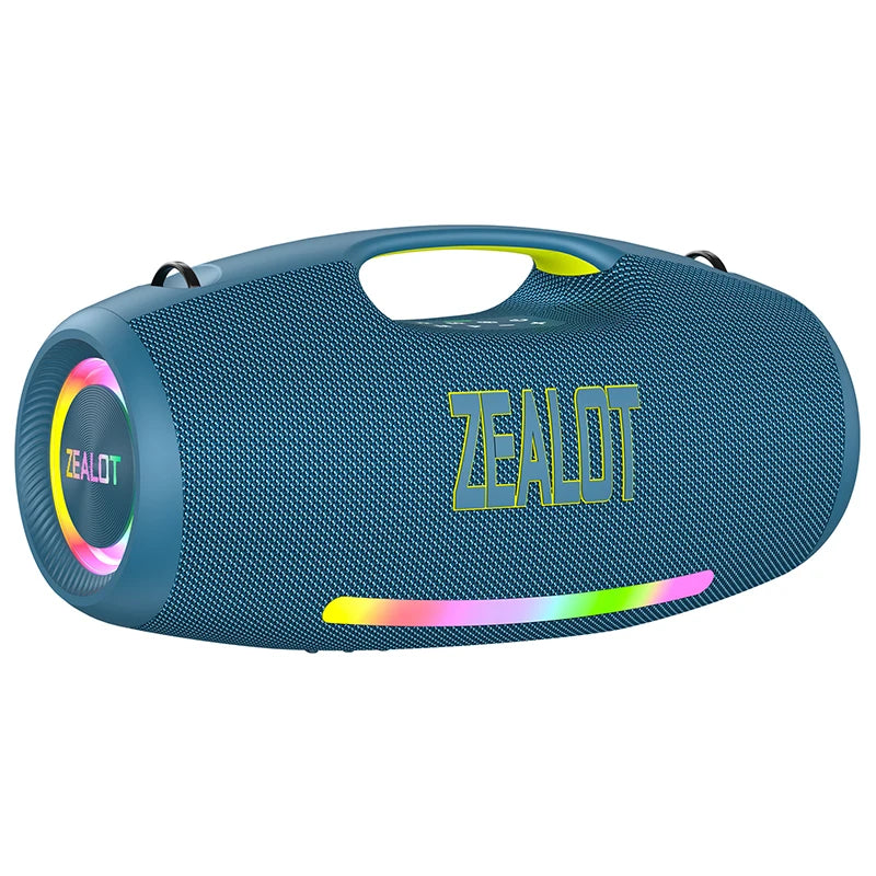ZEALOT S89 Wireless Speaker 250W Portable Outdoor with RGB Color Lights Long 48000mAh Battery up to 8 Hours Playtime