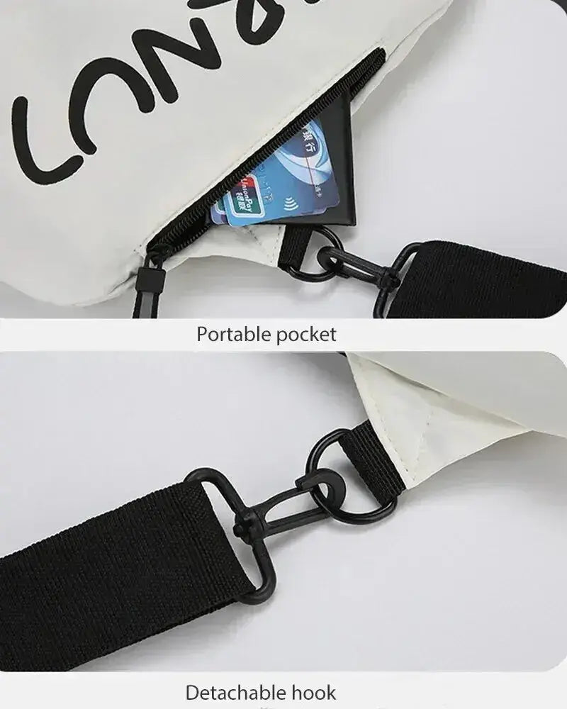Men’s One Shoulder Crossbody Small Bag New Simple And Lightweight Multi Functional Chest Bag Running Sports Cycling Bag