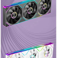 WJCOOLMAN WENJIE MINI three-sided side-lit integrated curved glass sea-view gaming case with ARGB lighting strip