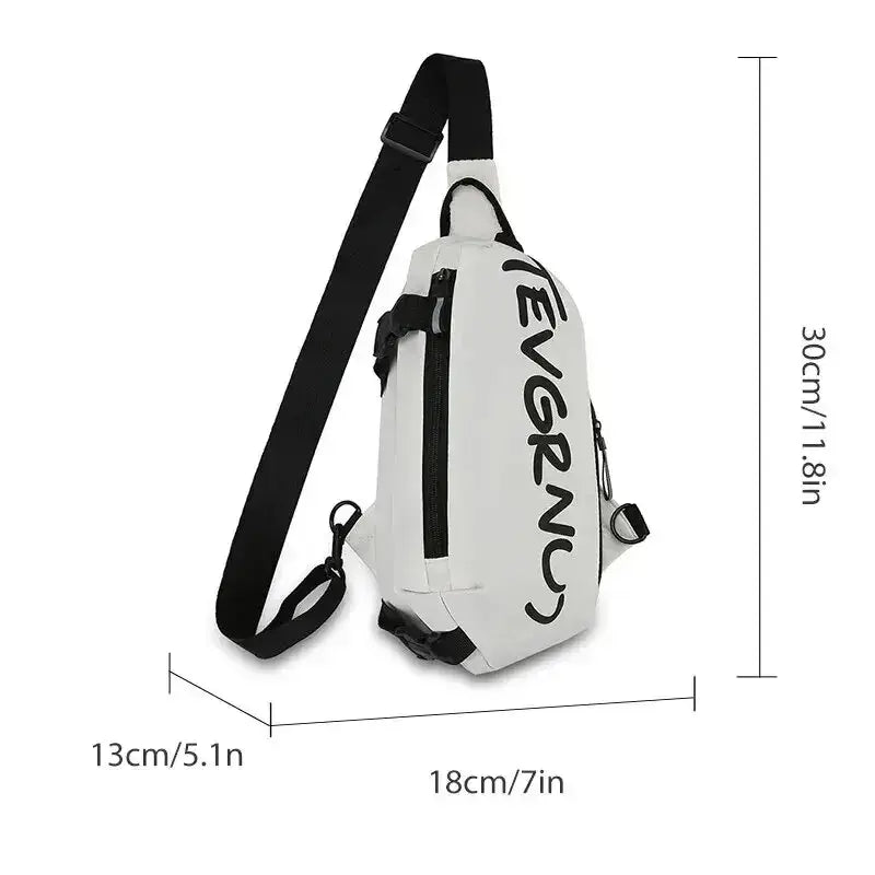 Men’s One Shoulder Crossbody Small Bag New Simple And Lightweight Multi Functional Chest Bag Running Sports Cycling Bag
