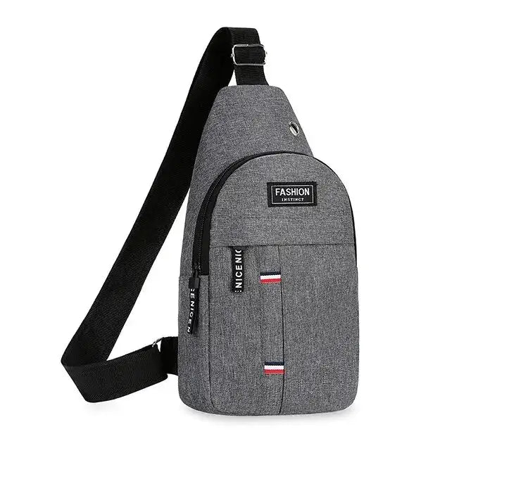 Chest Bag Men’s One Shoulder Crossbody Bag Large Capacity Outdoor Sports And Leisure Fashion Small Shoulder Bag Large