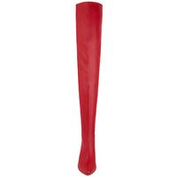 Trend 2024 Black Long Boots for Women Ladies Thigh High Pointed Toe Over-the-Knee Boots Patent Leather Large Size 46 Female Shoe