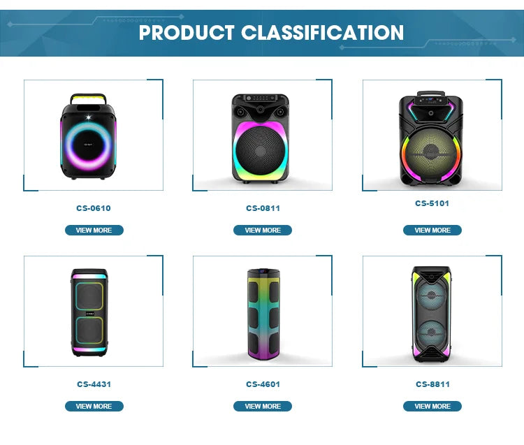 Speakers Professional Double 10 Inch Bass Speaker