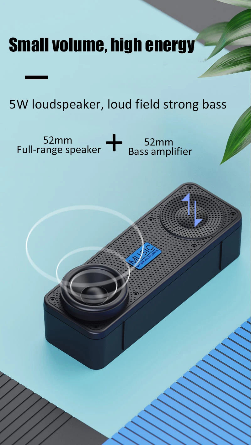 S18 Wireless Creative Bluetooth Smart Speaker Mobile Phone Audio Computer Subwoofer Outdoor Convenient Radio