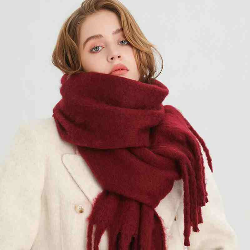 Women's Winter Scarves Cashmere Keep Warm null