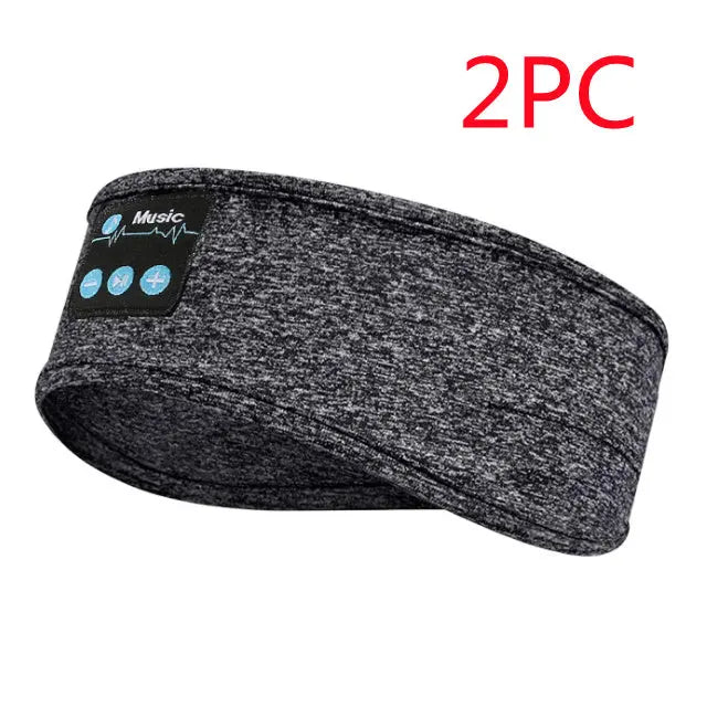 Wireless Bluetooth V5.0 Sports Headband With Music Call Stereo Shading Sleep Headband null