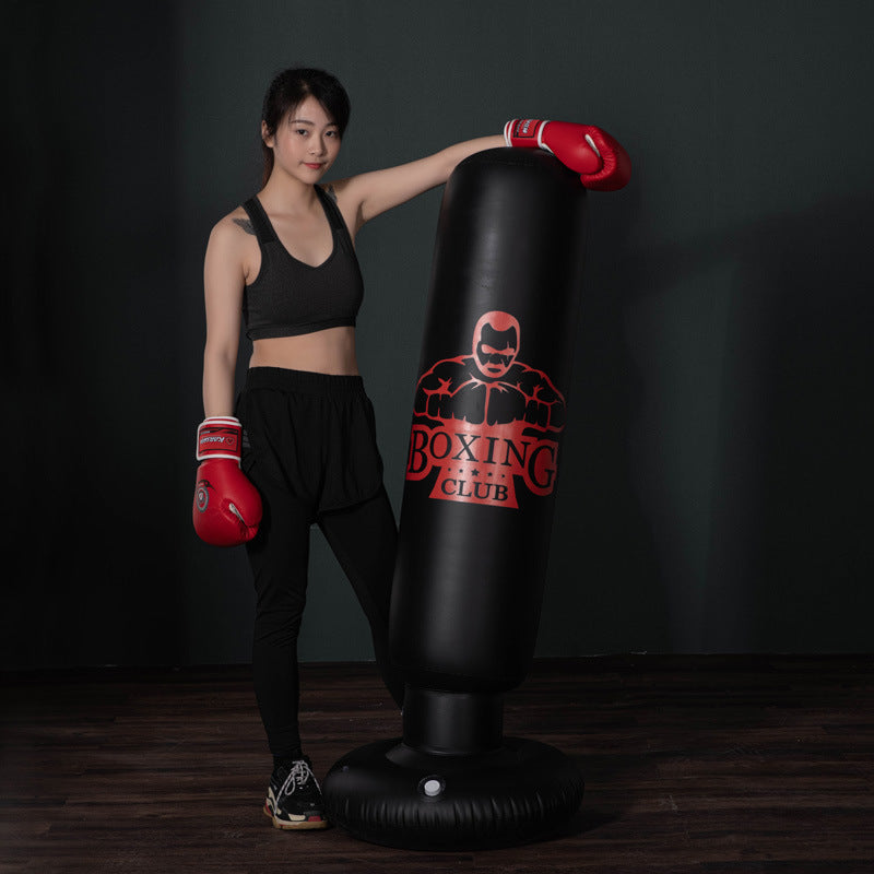 Free Standing Inflatable Boxing Punch Bag Boxing Kick Training Home Gym Fitness Tools For Adults Kids null