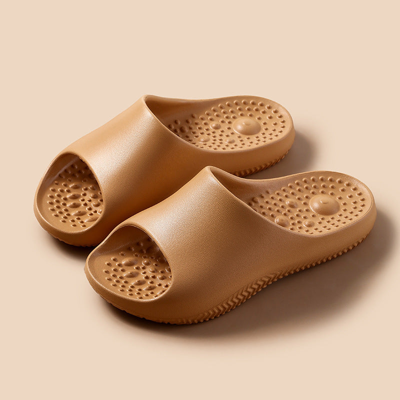 Anti-slip Home Slippers With Massage Sole Design Comfortable Non-slip House Shoes null