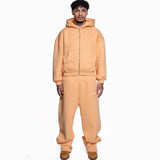 New Printed Street Fashion All-match Sweater Loose Straight Trousers Suit