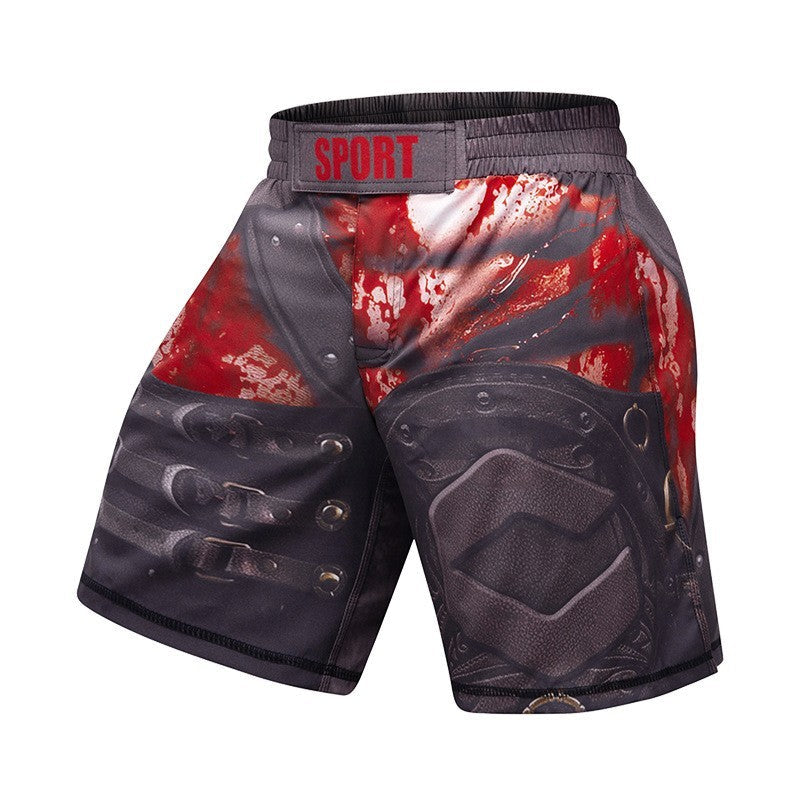 Men's Gym Jiu Jitsu Sanda Shorts null