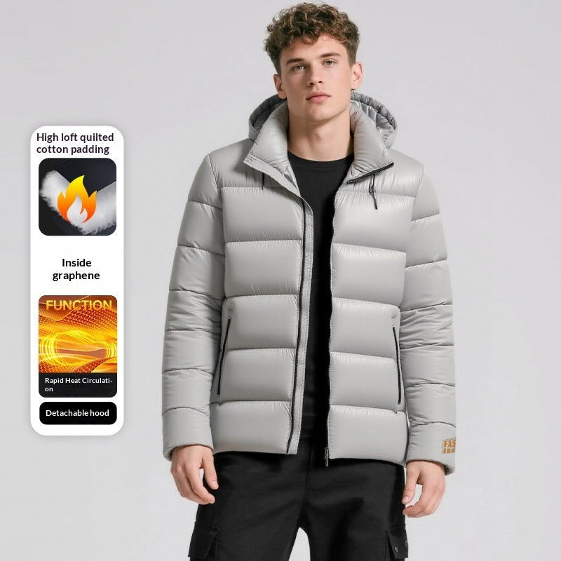 Mens Padded Insulated Winter Coat For Casual Wear