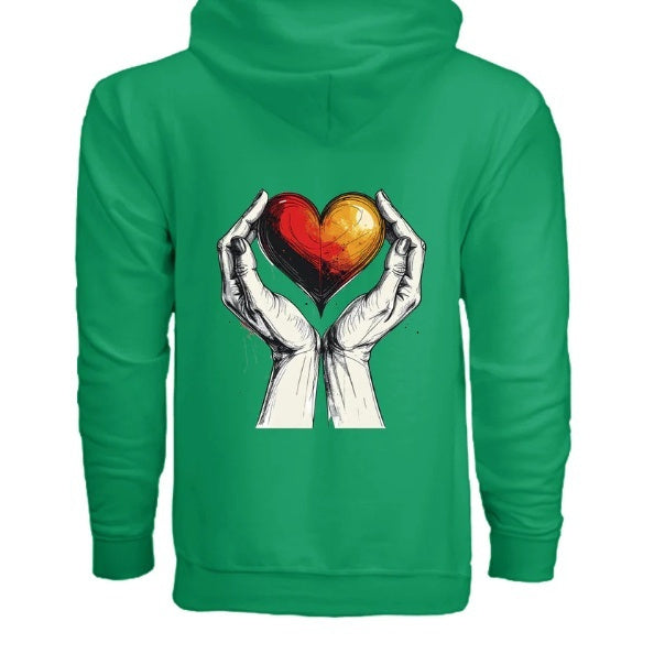 Printed Letter Hoodie SpringAutumn Casual Loose-Fit Unisex All-Match Jacket