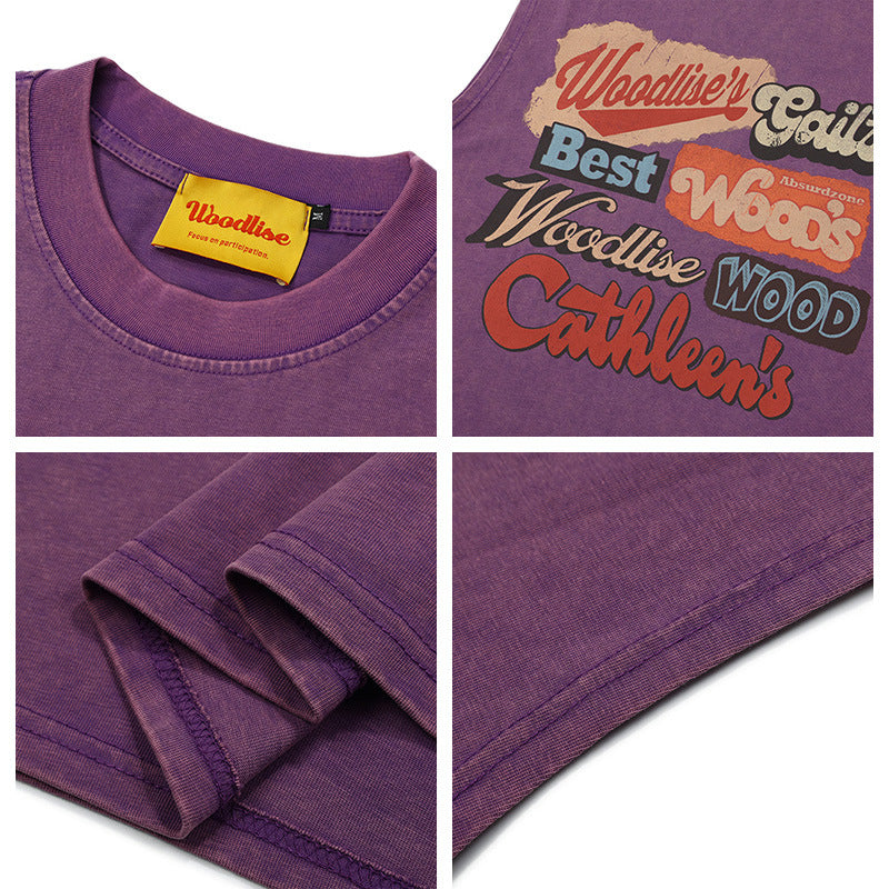 Retro Street Vibe Fashion Personality Vest Men