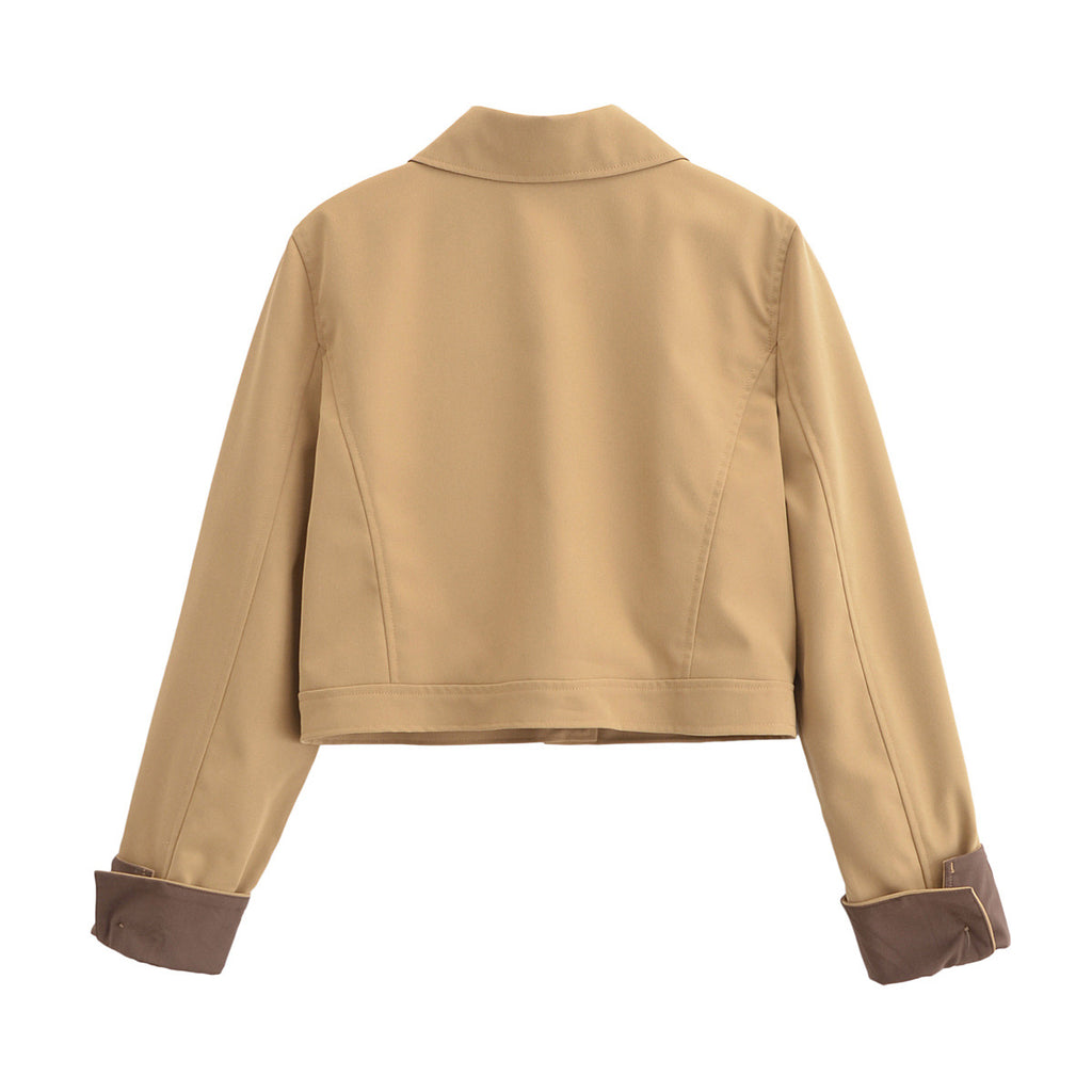 Stylish New Short French-style Coat With A Chic Sophisticated Vibe