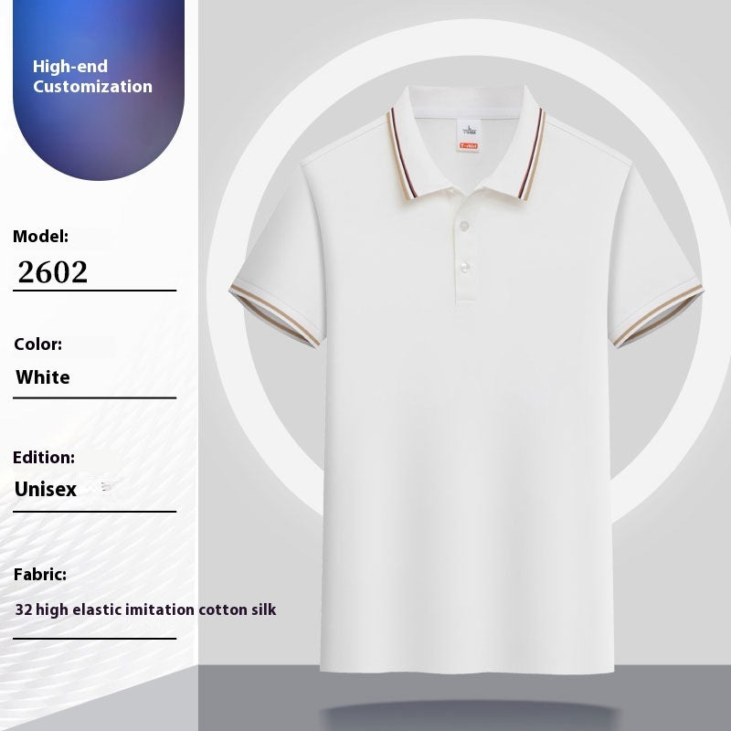 Summer Short-sleeved Polo Shirt Lapel