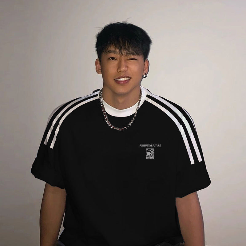 Short Sleeve Men's New Cotton T-shirt