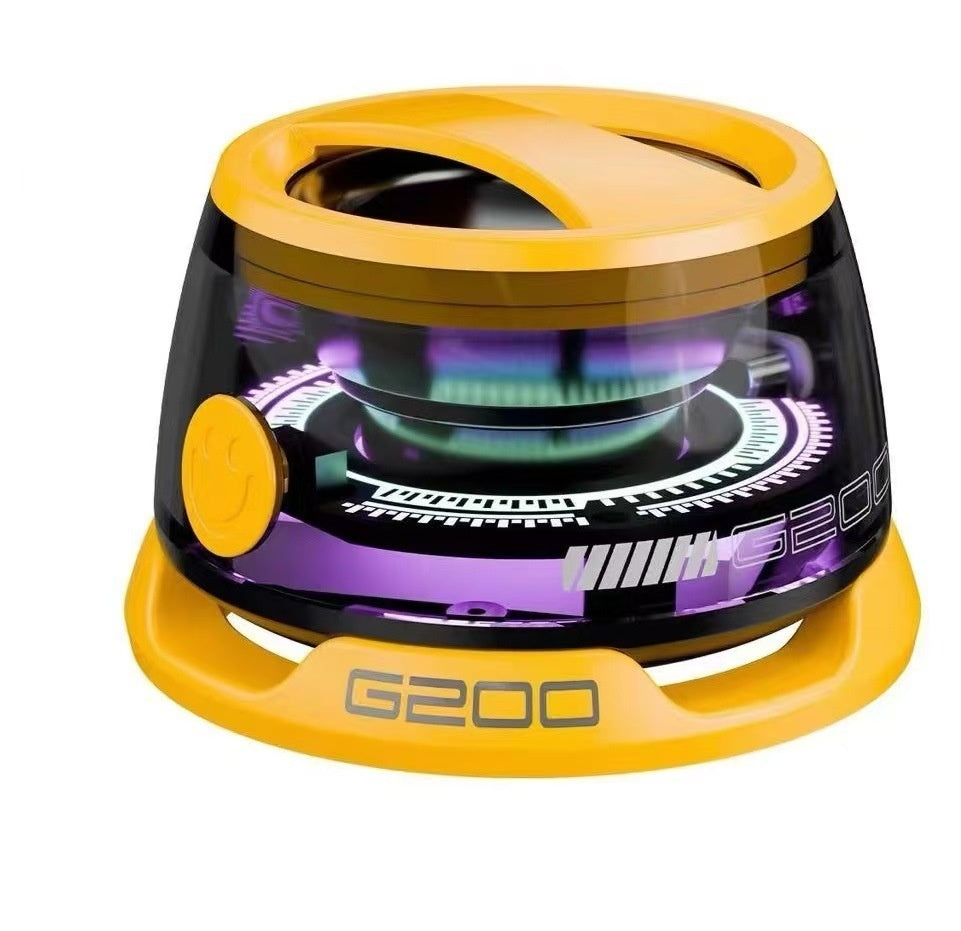 Portable Bluetooth Speaker G200 RGB Lighting Speaker BT5.3 Mini Sound Box 7 Hours Playback Magnetic Phone Holder null