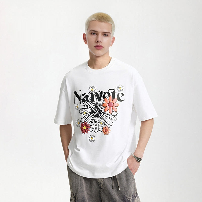 Colorful Puff Print T-shirt