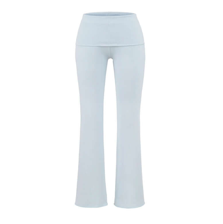 Low-rise Flared Jeans With A Turned-up Hem For A Slimming Look, Womens