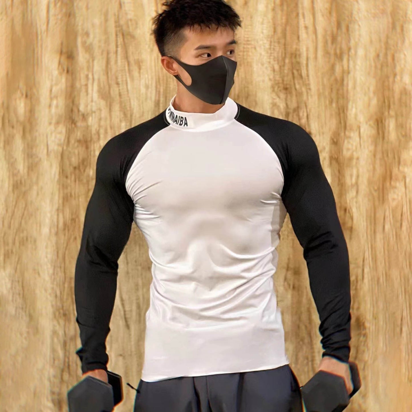 Spring And Autumn Ice Silk Running Fitness Sports Top Tide null