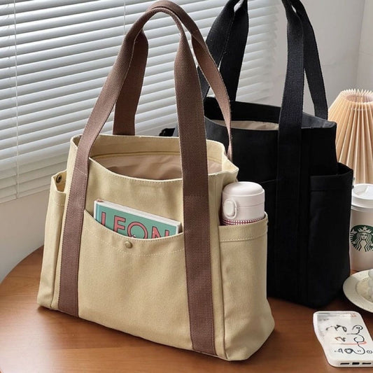 Commuter's All-matching Artistic One-shoulder Canvas Bag null