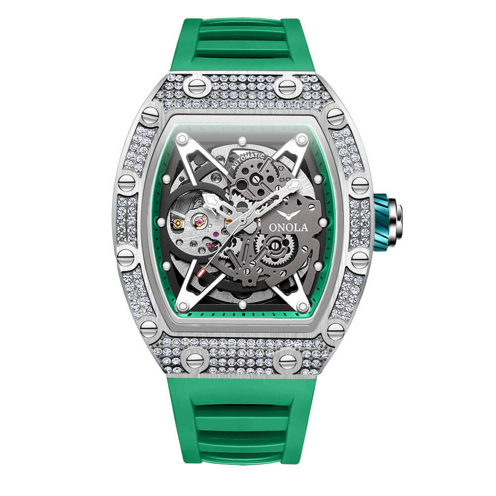 Fully-jewelled Automatic Mechanical Watch Men