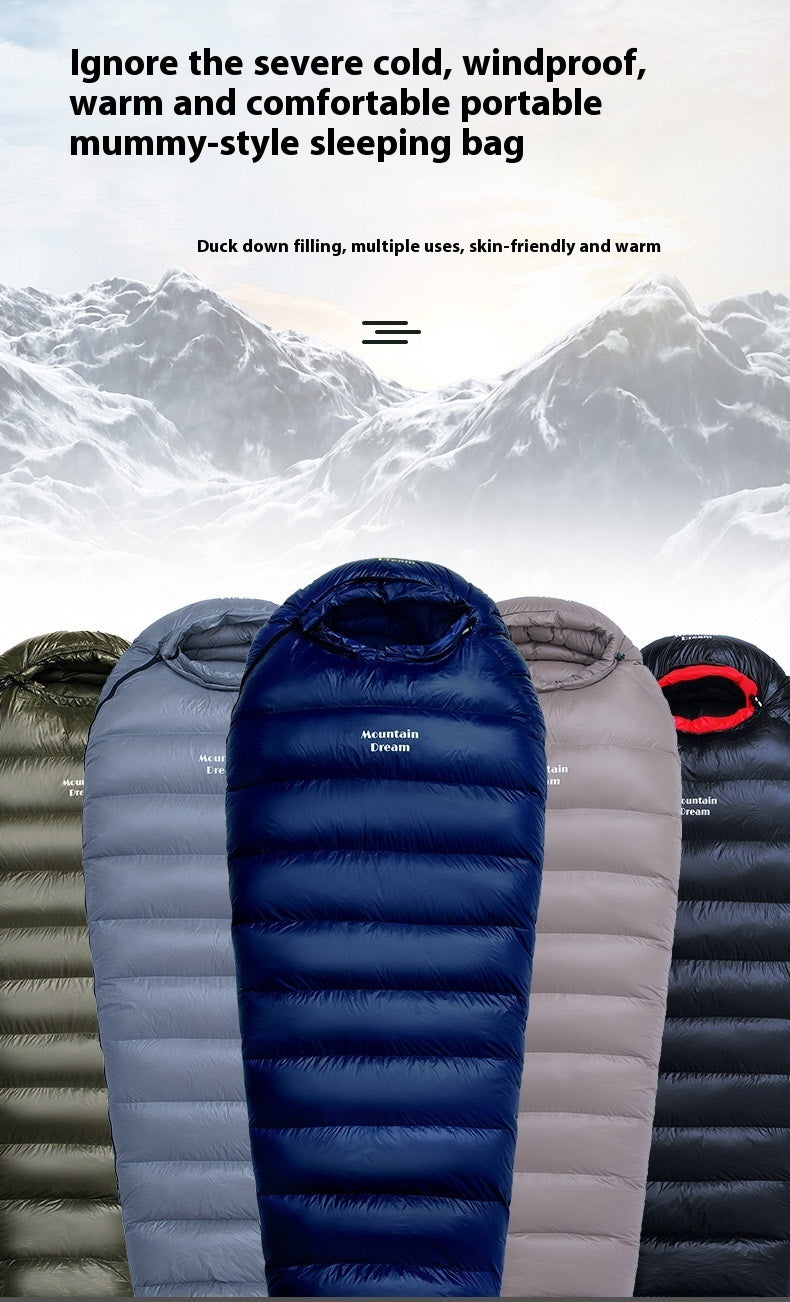 Ultralight Mummy Down-filled Sleeping Bag null