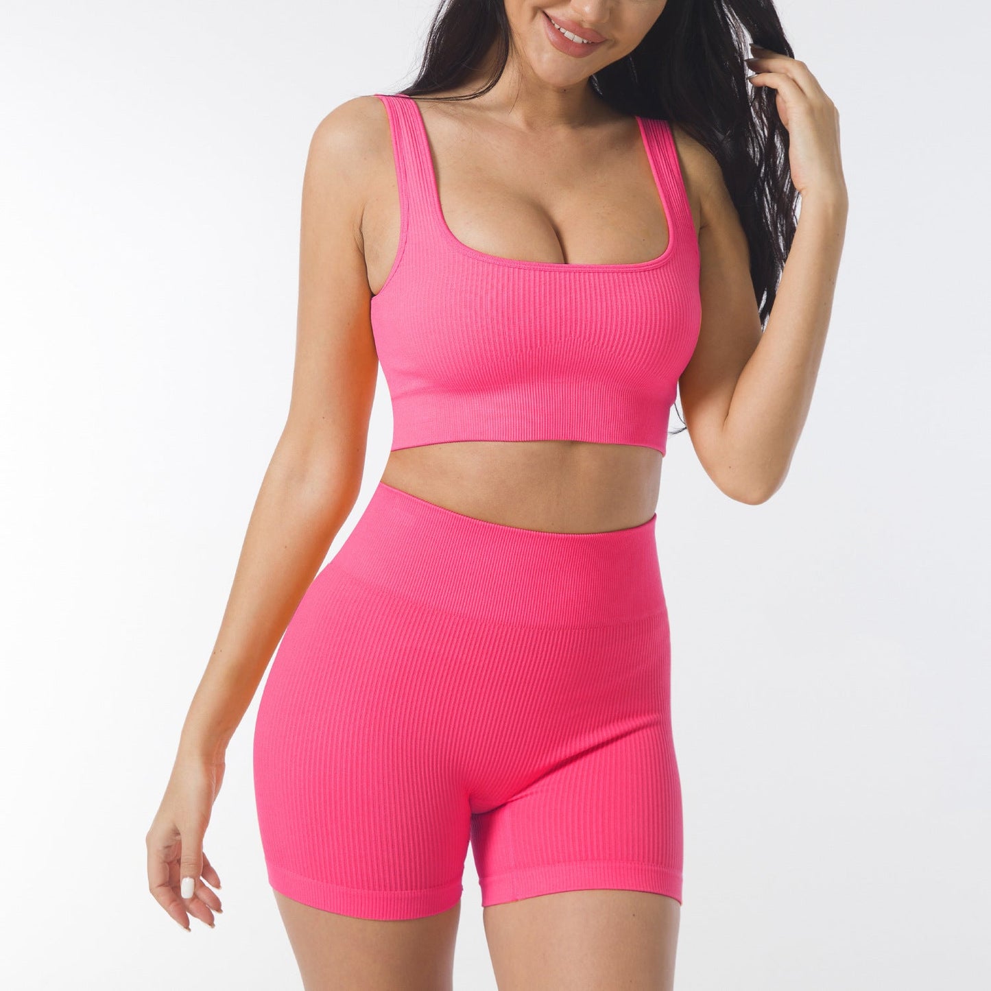 Women's Fashion Thread Sports And Fitness Yoga Clothing Set null